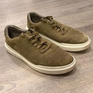 Cole Haan Green Suede Sneakers